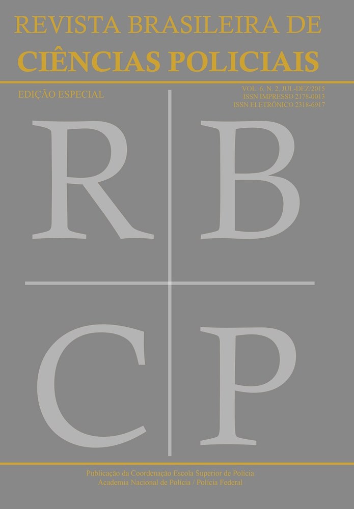 Capa da RBCP v. 6 - Autonomia e Eficiência da Polícia Federal