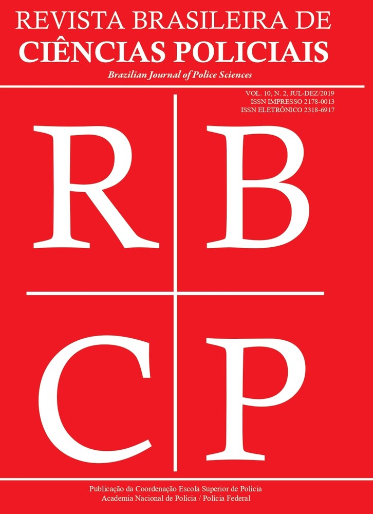 Capa da RBCP v. 10, n. 2 (2019) - Violência e Garantias